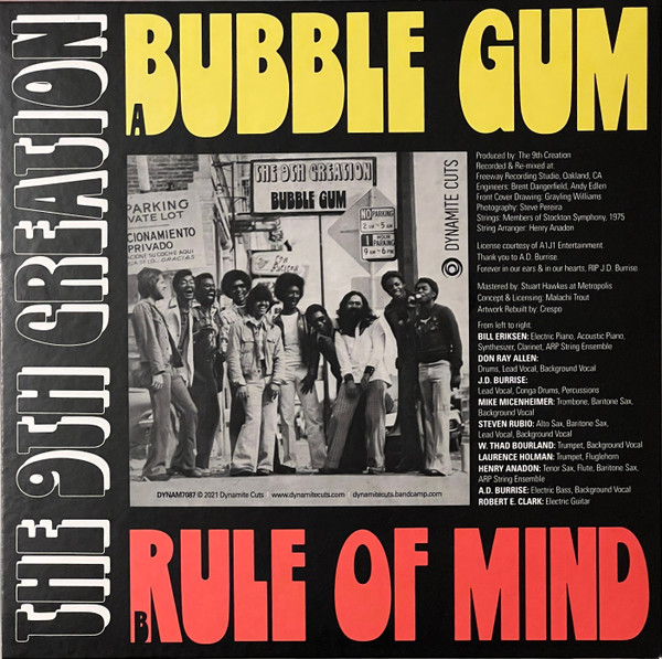 The 9th Creation - Bubble Gum | Dynamite Cuts (DYNAM7087) - 2