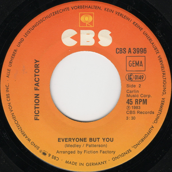 Fiction Factory - (Feels Like) Heaven | CBS (CBS A 3996) - 4 Fiction Factory - (Feels Like) Heaven | CBS (CBS A 3996) - 4