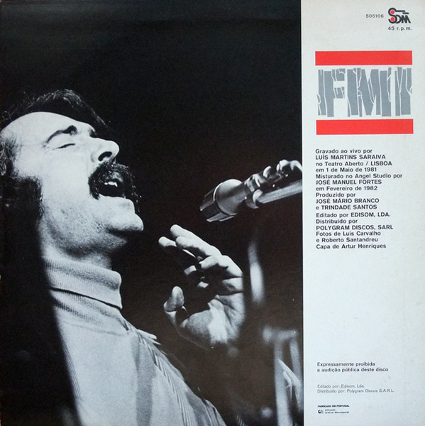 José Mário Branco - F.M.I. | Som (505106) - 2