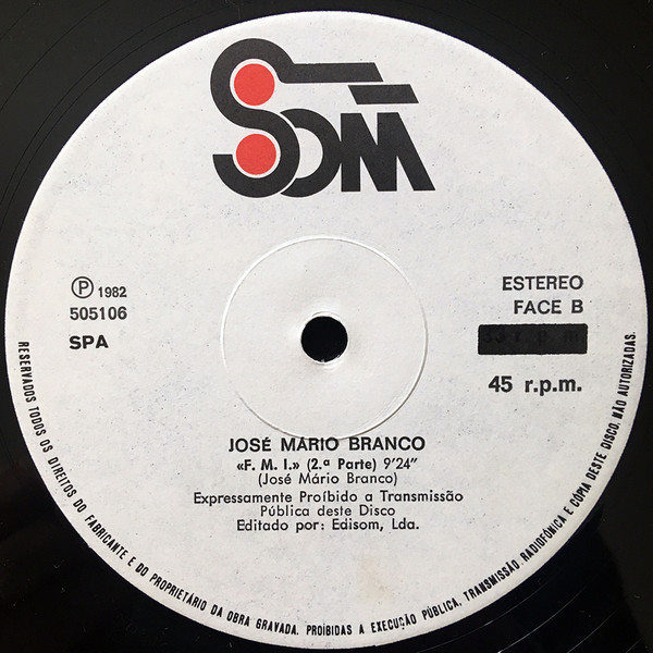 José Mário Branco - F.M.I. | Som (505106) - 4