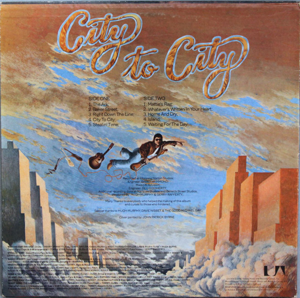 Gerry Rafferty - City To City | United Artists Records (UA-LA840-G) - 2 Gerry Rafferty - City To City | United Artists Records (UA-LA840-G) - 2