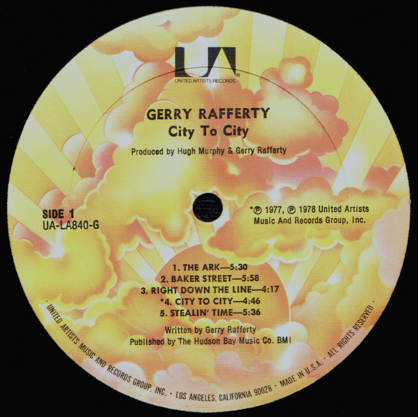 Gerry Rafferty - City To City | United Artists Records (UA-LA840-G) - 3 Gerry Rafferty - City To City | United Artists Records (UA-LA840-G) - 3