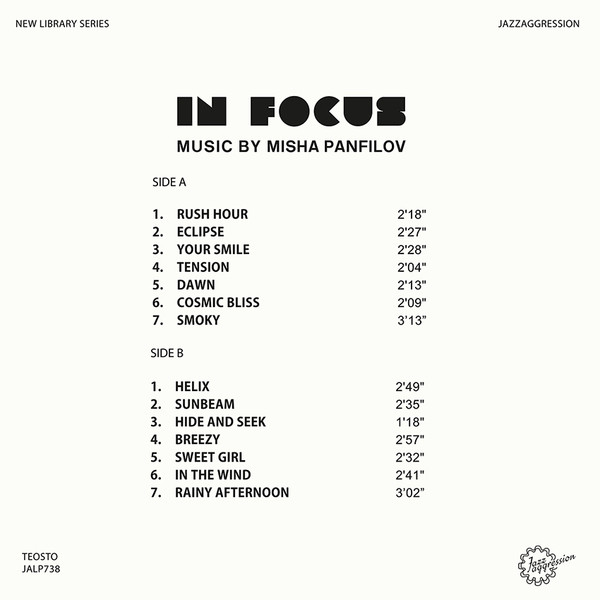 Misha Panfilov - In Focus | Jazzaggression Records (JALP738) - 2 Misha Panfilov - In Focus | Jazzaggression Records (JALP738) - 2