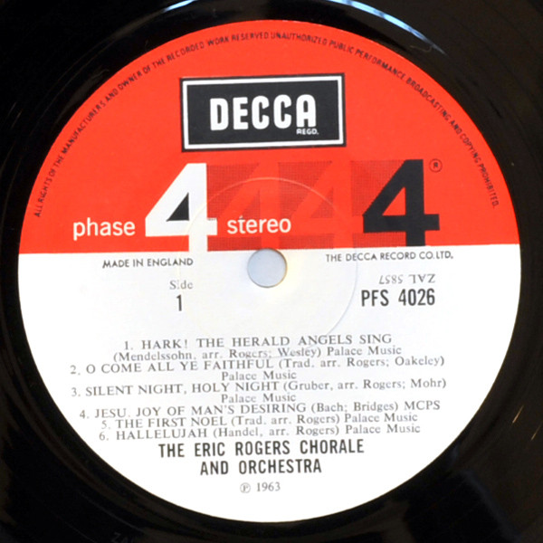 Eric Rogers Chorale And Orchestra - The Glory Of Christmas | Decca (PFS 4026) - 3