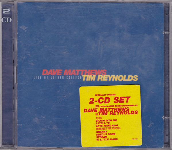 Dave Matthews , Tim Reynolds - Live At Luther College | RCA (07863 67755 2) - 2