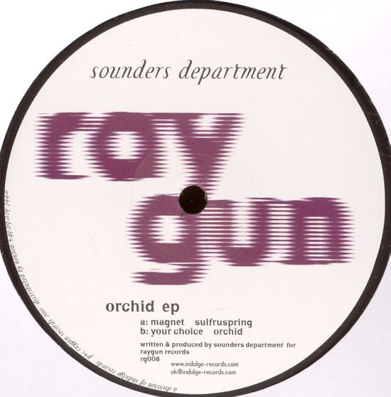 Sounders Department - Orchid EP | Raygun Records (RG008) - main