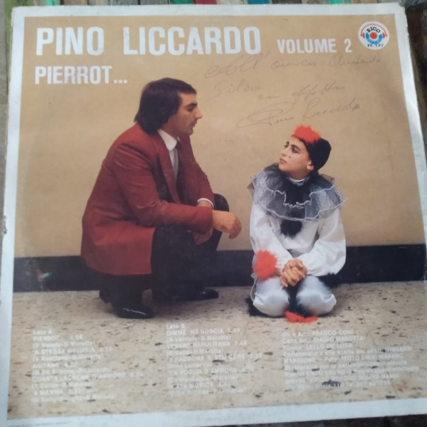 Pino Liccardo - Pierrot - Volume 2 | Rico Record (FC 127) - 2 Pino Liccardo - Pierrot - Volume 2 | Rico Record (FC 127) - 2