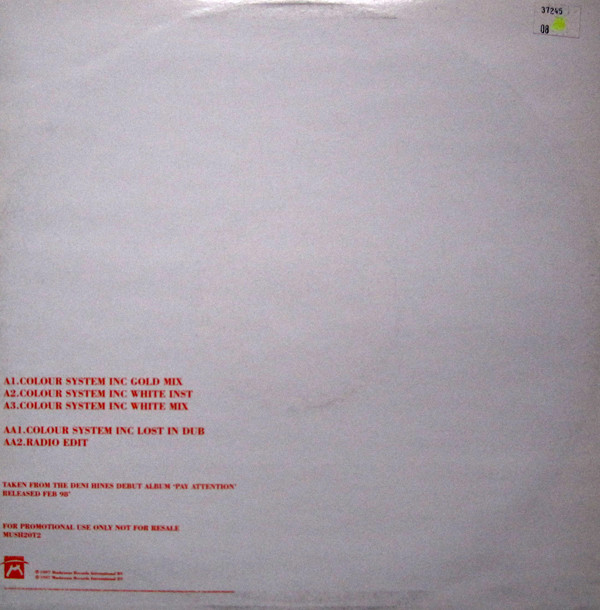 Deni Hines - Delicious (Colour System Inc Mixes) | Mushroom (MUSH20T2) - main Deni Hines - Delicious (Colour System Inc Mixes) | Mushroom (MUSH20T2) - main