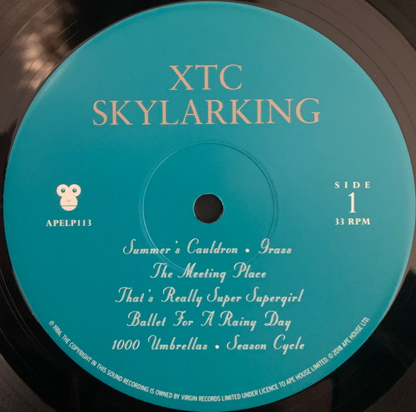 XTC - Skylarking | Ape House (APELP113) - 3