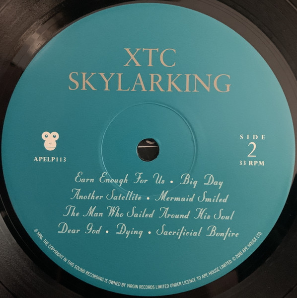 XTC - Skylarking | Ape House (APELP113) - 4