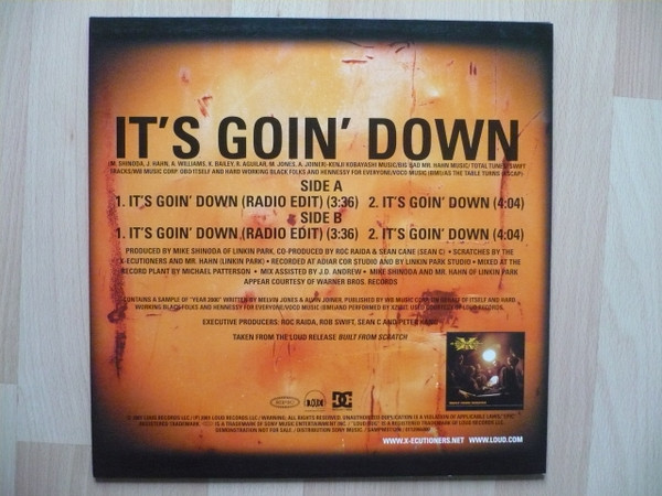 The X-Ecutioners Feat. Mike Shinoda And Mr. Hahn - It's Goin' Down | Loud Records (SAMPMS 11206) - 2