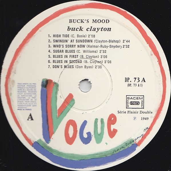 Buck Clayton - Buck's Mood | Vogue (DP. 73) - 3