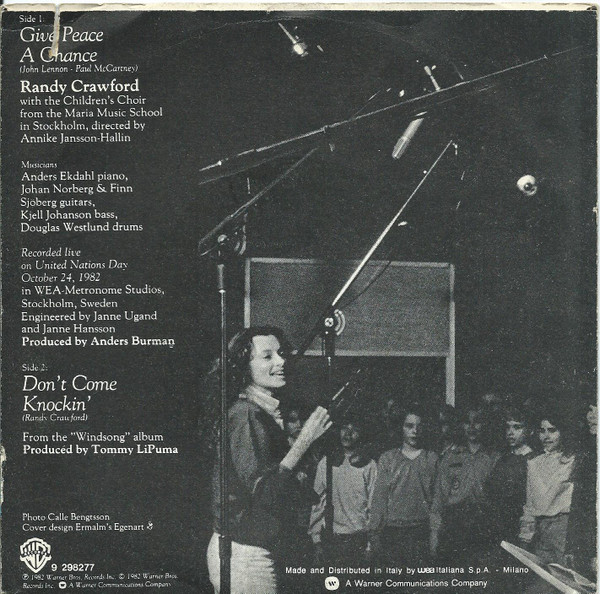 Randy Crawford - Give Peace A Chance | Warner Bros. Records (9 298277) - 4