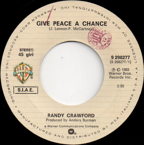 Randy Crawford - Give Peace A Chance | Warner Bros. Records (9 298277) - 2
