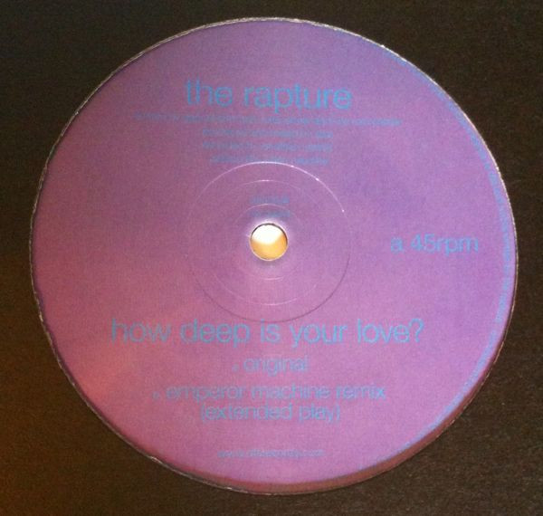 The Rapture - How Deep Is Your Love? | DFA (dfa2304) - main