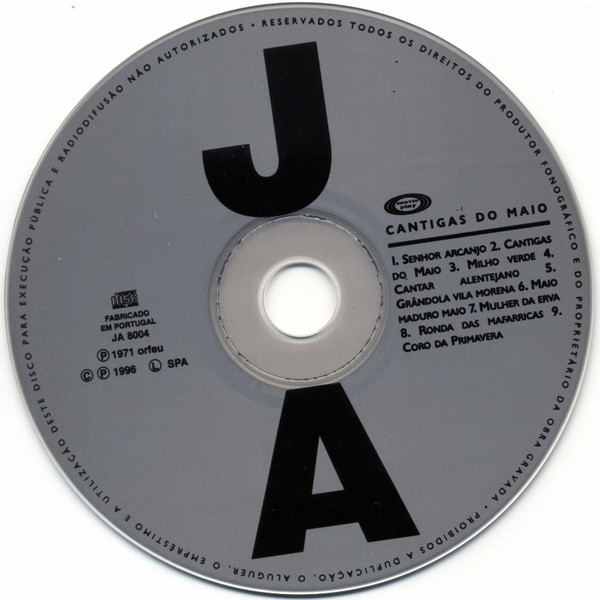 José Afonso - Cantigas Do Maio | Movieplay (JA 8004) - 3 José Afonso - Cantigas Do Maio | Movieplay (JA 8004) - 3