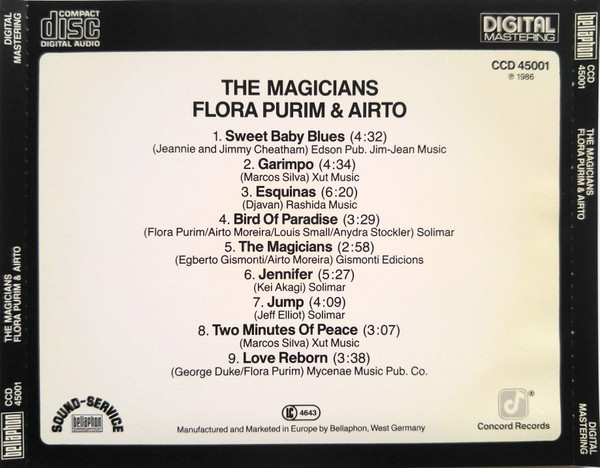 Flora Purim And Airto Moreira - The Magicians | Crossover Records (CCD-45001) - main