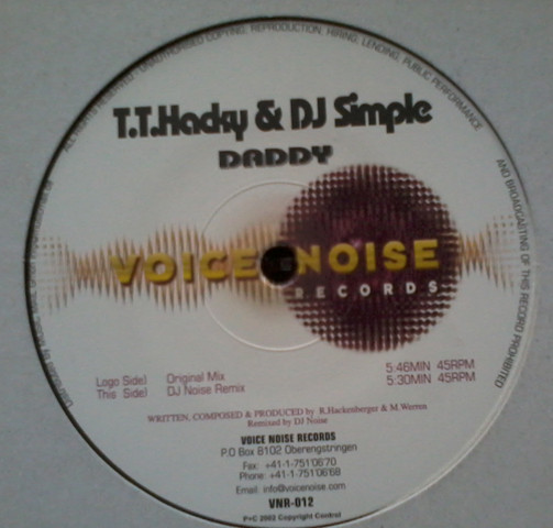 DJ T.T. Hacky & DJ Simple - Daddy | Voice-Noise Records (VNR-012) - main