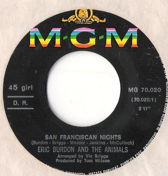 Eric Burdon & The Animals - San Franciscan Nights | MGM Records (MG 70▪020) - 3