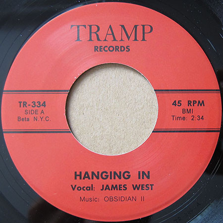 James West - Hanging In | Tramp Records (TR-334) James West - Hanging In | Tramp Records (TR-334)