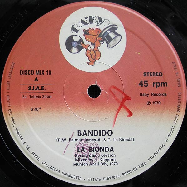 La Bionda - Bandido | Baby Records (DISCO MIX 10) - 2 La Bionda - Bandido | Baby Records (DISCO MIX 10) - 2