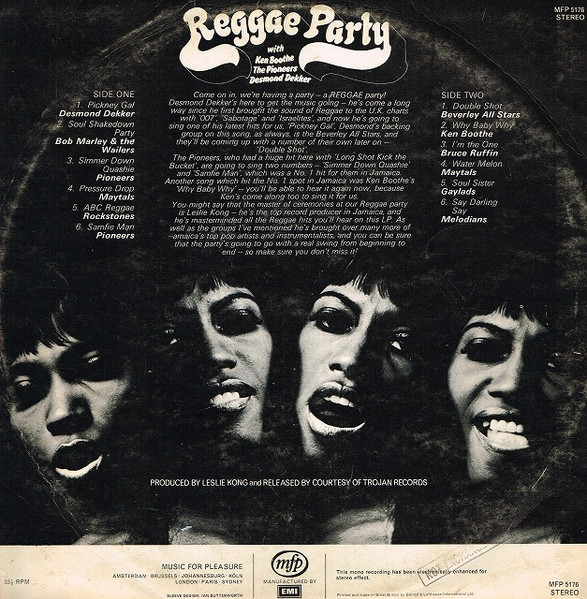 Various - Reggae Party | Music For Pleasure (MFP 5176) - 2