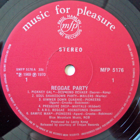 Various - Reggae Party | Music For Pleasure (MFP 5176) - 3
