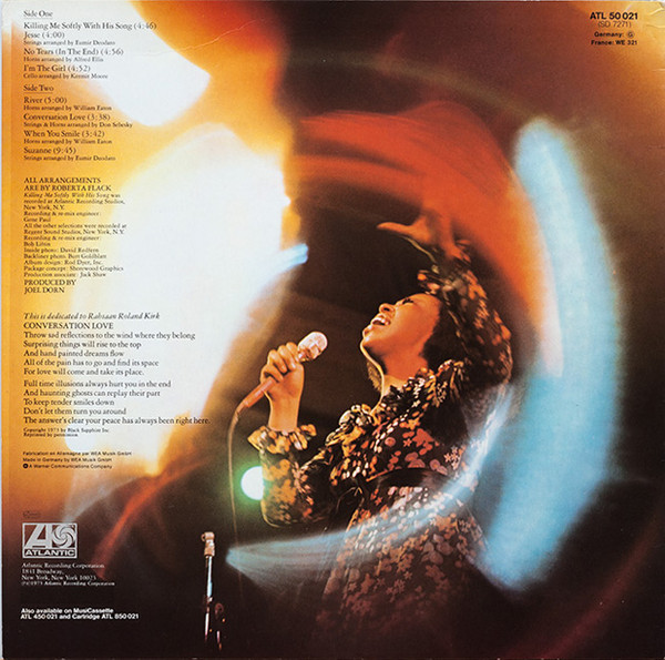 Roberta Flack - Killing Me Softly | Atlantic (ATL 50 021) - 2 Roberta Flack - Killing Me Softly | Atlantic (ATL 50 021) - 2