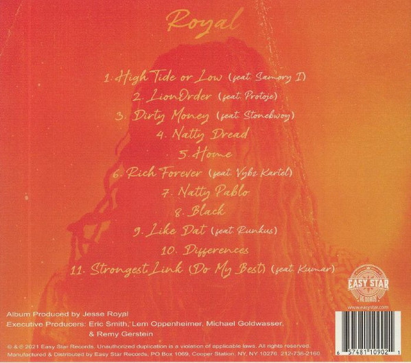 Jesse Royal - Royal | Easy Star Records (ES-1090) - 2