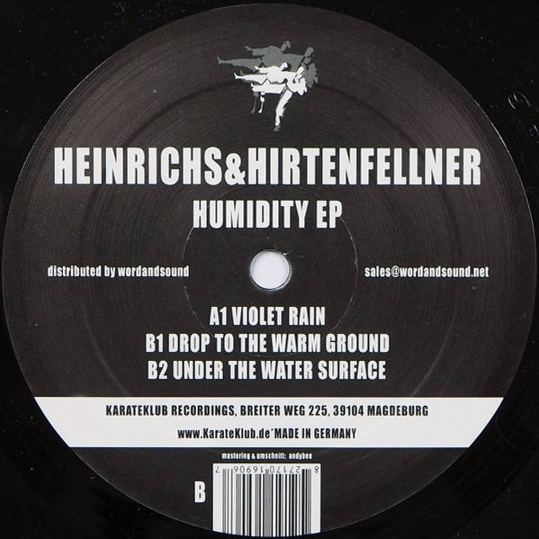 Heinrichs & Hirtenfellner - Humidity EP | KarateKlub (KK017) - main Heinrichs & Hirtenfellner - Humidity EP | KarateKlub (KK017) - main