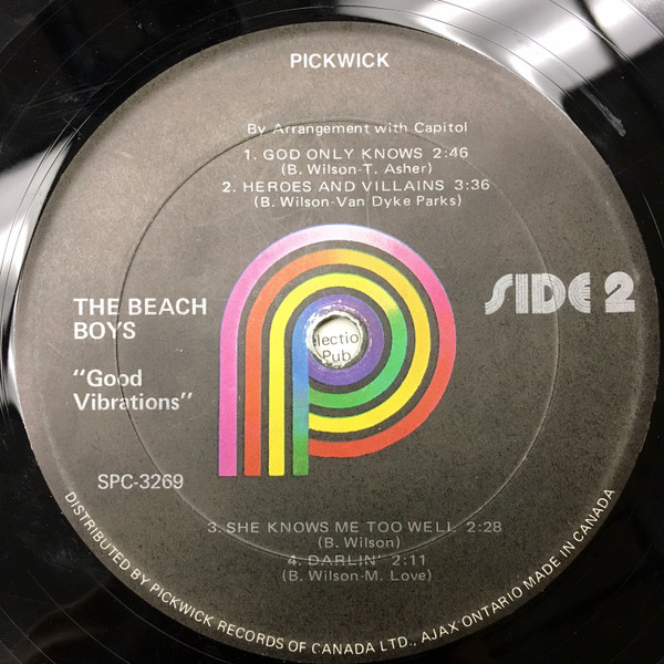 The Beach Boys - Good Vibrations | Pickwick (SPC-3269) - 4