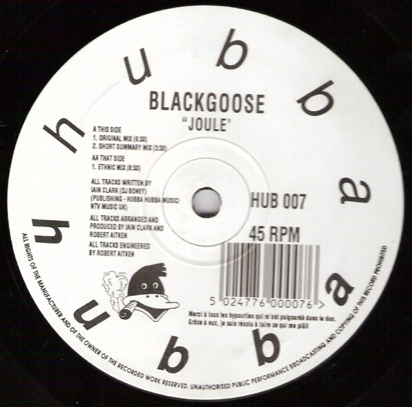 Blackgoose - Joule | Hubba Hubba (HUB 007)