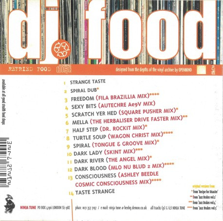 DJ Food - Refried Food | Ninja Tune (ZEN CD21) - 4 DJ Food - Refried Food | Ninja Tune (ZEN CD21) - 4