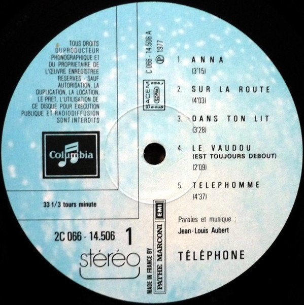Téléphone - Téléphone | Columbia (2C 066-14.506) - main