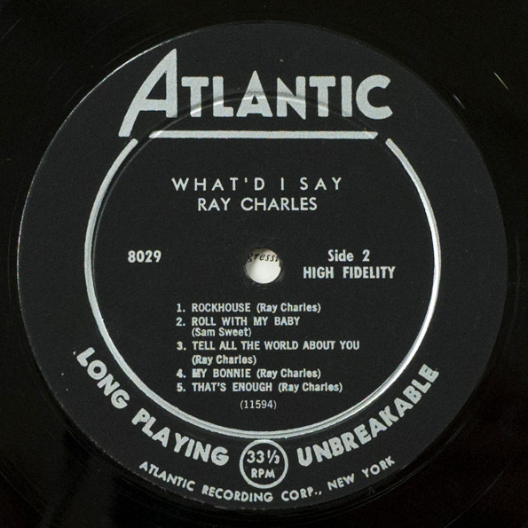 Ray Charles - What'd I Say | Atlantic (8029) - 4 Ray Charles - What'd I Say | Atlantic (8029) - 4