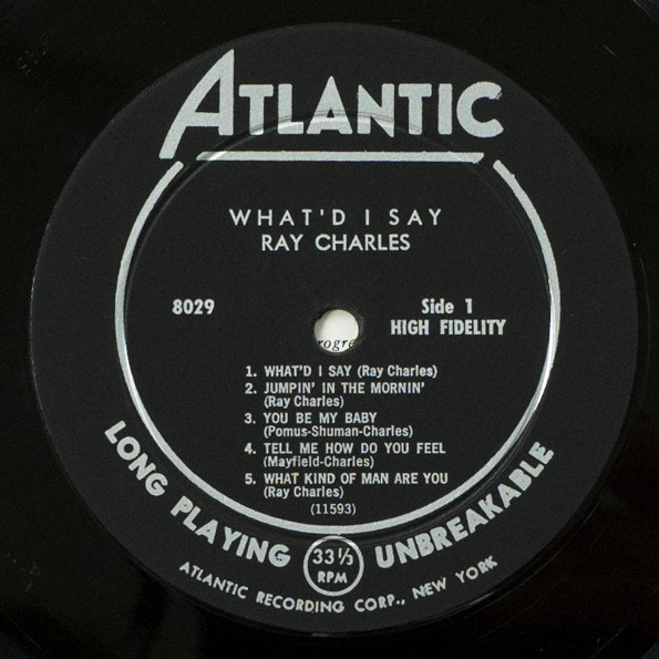 Ray Charles - What'd I Say | Atlantic (8029) - 3 Ray Charles - What'd I Say | Atlantic (8029) - 3