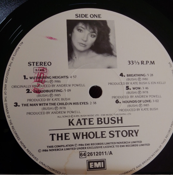 Kate Bush - The Whole Story | EMI (64 2612011) - 4