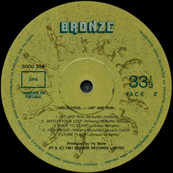 Girlschool - Hit And Run | Bronze (5000 534) - 4
