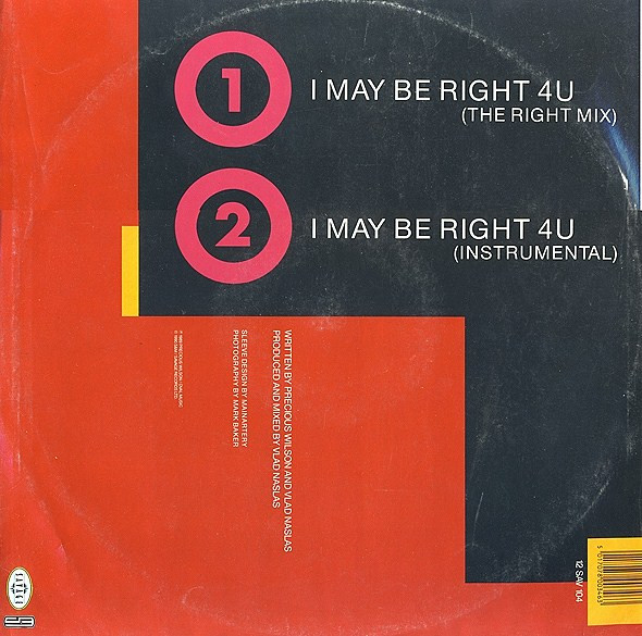 Precious Wilson - I May Be Right 4U | S And M (12 SAV 104) - 2