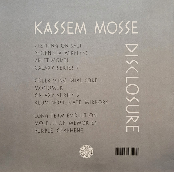 Kassem Mosse - Disclosure | Honest Jon's Records (HJRLP 073) - 2