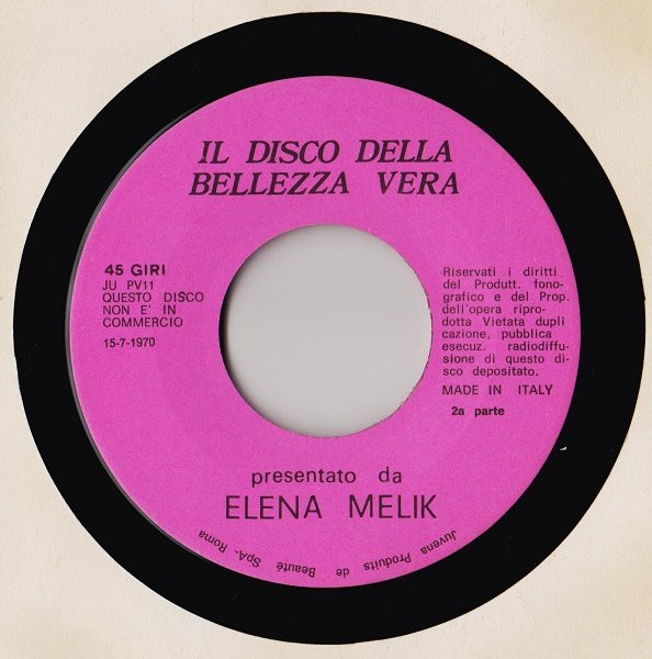 Elena Melik - Il Disco Della Bellezza Vera | Juvena Produits De Beauté (JU PV 11) - 4 Elena Melik - Il Disco Della Bellezza Vera | Juvena Produits De Beauté (JU PV 11) - 4