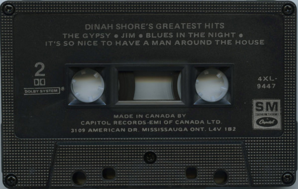 Dinah Shore - Dinah Shore's Greatest Hits | Capitol Special Markets (4XL-9447) - 4 Dinah Shore - Dinah Shore's Greatest Hits | Capitol Special Markets (4XL-9447) - 4