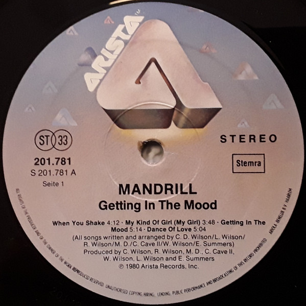 Mandrill - Getting In The Mood | Arista (201 781) - 3 Mandrill - Getting In The Mood | Arista (201 781) - 3
