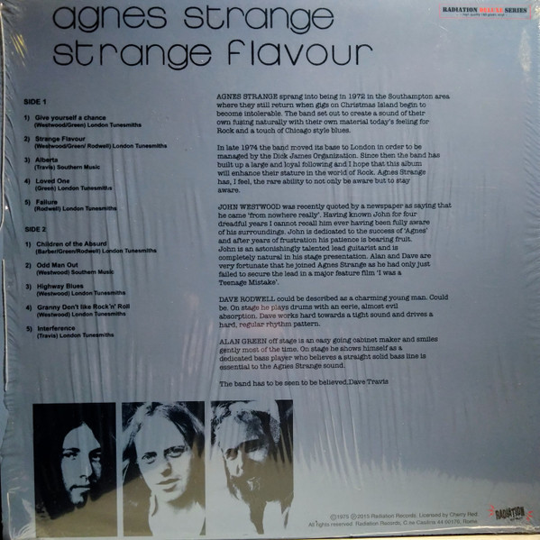Agnes Strange - Strange Flavour | Radiation Reissues (RAD7003) - 2