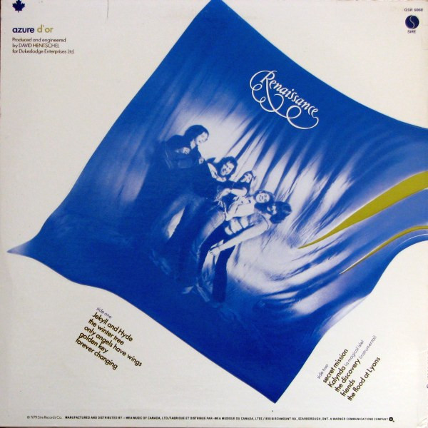 Renaissance - Azure D'or | Sire (QSR 6068) - 2