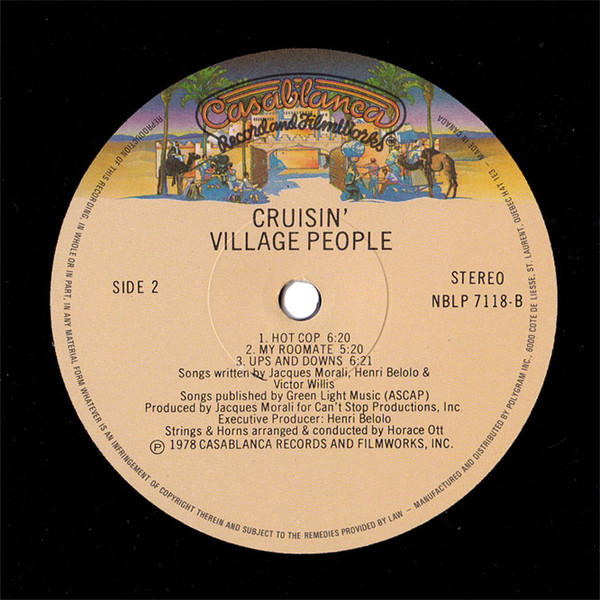 Village People - Cruisin' | Casablanca (NBLP 7118) - 4