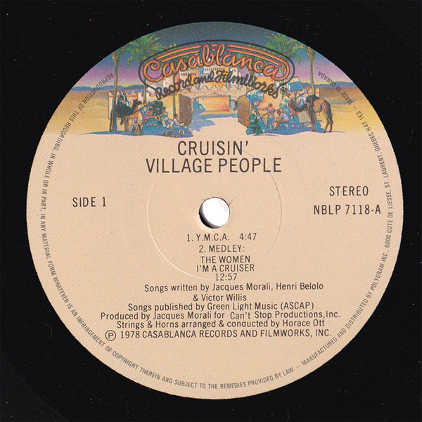 Village People - Cruisin' | Casablanca (NBLP 7118) - 3
