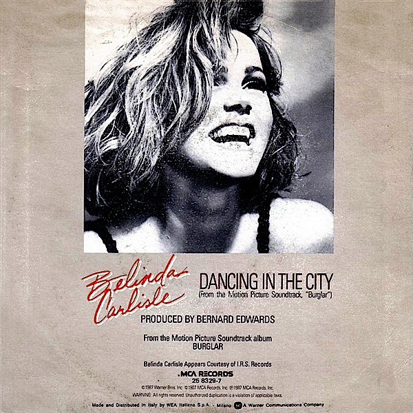 Belinda Carlisle - Dancing In The City | MCA Records (25 8329-7) - 2
