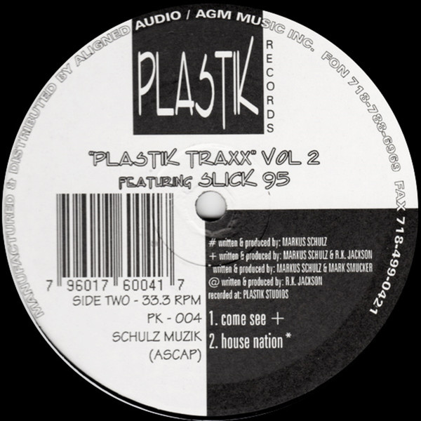 Markus Schulz & CL McSpadden Featuring Slick 95 - Plastik Traxx Vol. 2 | Plastik Records (PK 004) - main