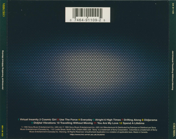 Jamiroquai - Travelling Without Moving | Columbia (CK 91109) - 2